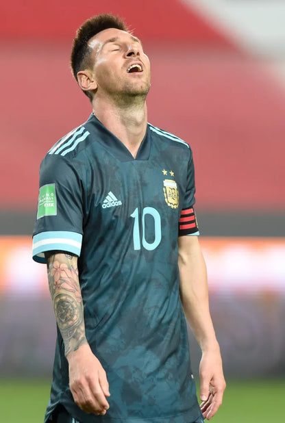 Messi Argentina 2020 2021 2022 WC QUALIFIERS PLAYER ISSUE Away Soccer Jersey BNWT L SKU# FH8570