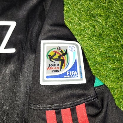 Chicharito Mexico 2010 WORLD CUP Away Black Soccer Jersey Shirt L SKU P41397 Adidas