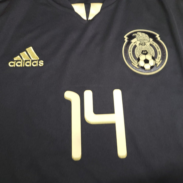 Chicharito Mexico 2011 GOLD CUP FINAL Soccer Away Jersey Shirt L SKU# V31526 Adidas