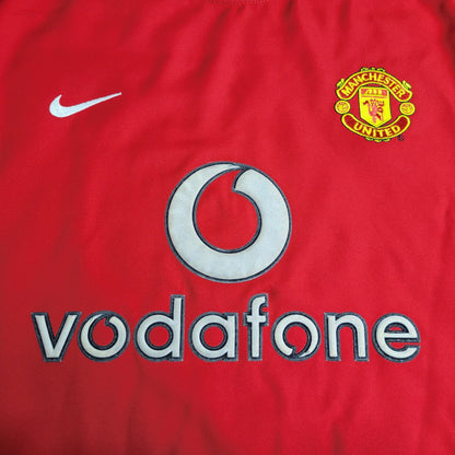 Cristiano Ronaldo Manchester United 2003 2004 DEBUT SEASON Home Long Sleeve Soccer Jersey Shirt M SKU# F20610DHA 184948 Nike