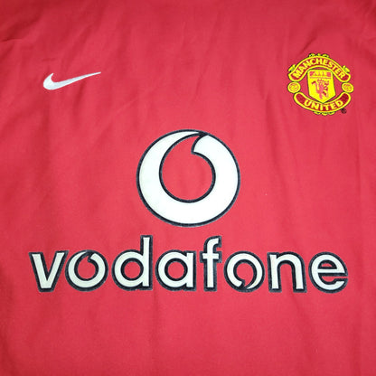 Cristiano Ronaldo Manchester United 2003 2004 DEBUT SEASON Home Long Sleeve Soccer Jersey Shirt XL SKU# F20104DHA 184948 Nike
