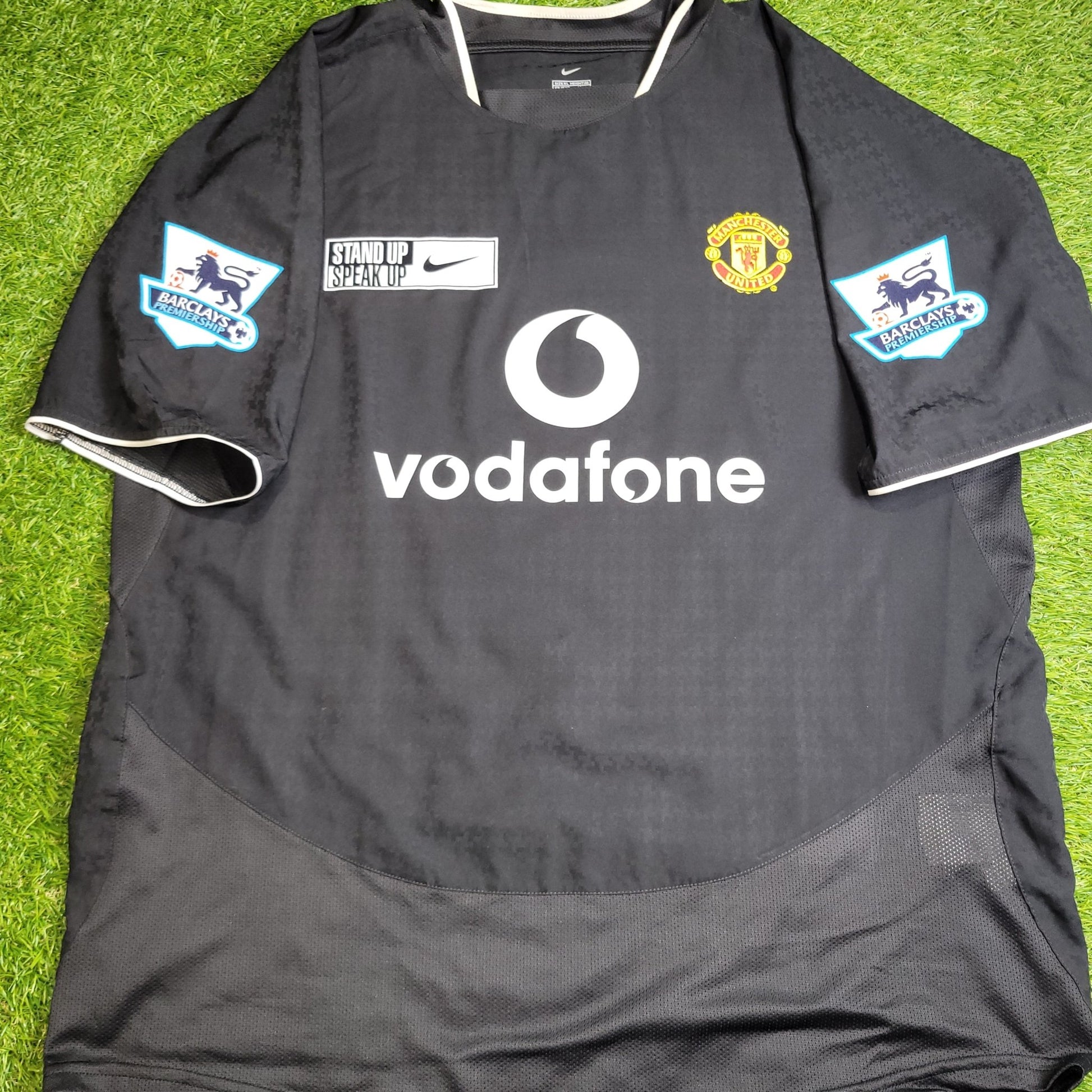 Cristiano Ronaldo Manchester United 2004 2005 Away STAND UP SPEAK UP Jersey Shirt XL SKU 112677 Nike
