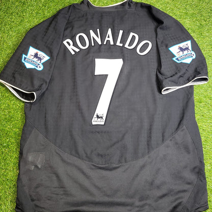 Cristiano Ronaldo Manchester United 2004 2005 Away STAND UP SPEAK UP Jersey Shirt XL SKU 112677 Nike