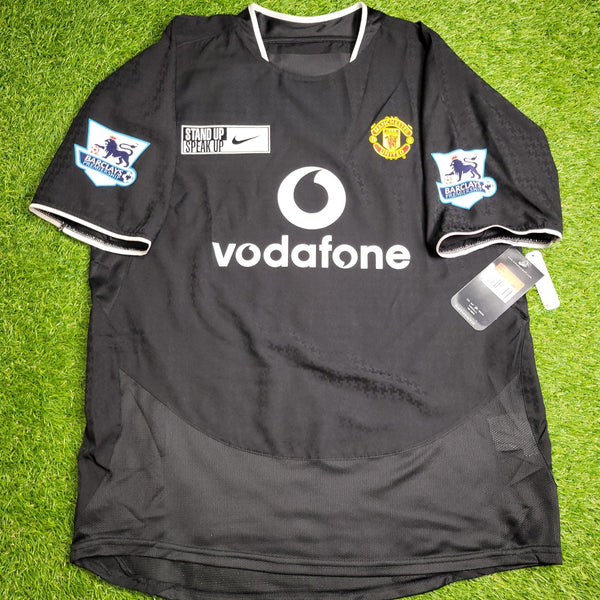 Cristiano Ronaldo Manchester United 2004 2005 Away STAND UP SPEAK UP Soccer Jersey BNWT L SKU# 112677 Nike