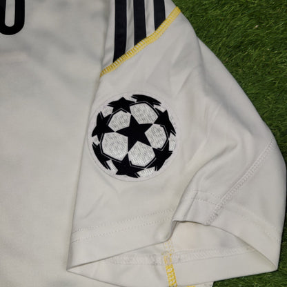 Cristiano Ronaldo Real Madrid 2009 2010 DEBUT SEASON UEFA Soccer Jersey Shirt L SKU E84340 Adidas