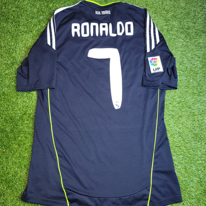 Cristiano Ronaldo Real Madrid 2010 2011 Away Soccer Jersey Shirt M SKU# P95985 Adidas