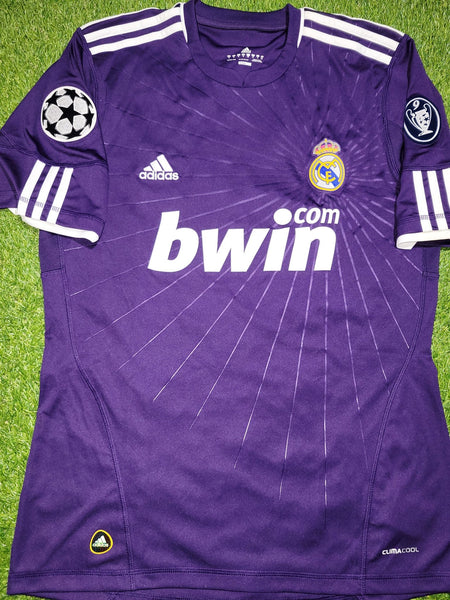 Cristiano Ronaldo Real Madrid 2010 2011 UEFA Third Soccer Jersey Shirt M SKU# P95678 Adidas