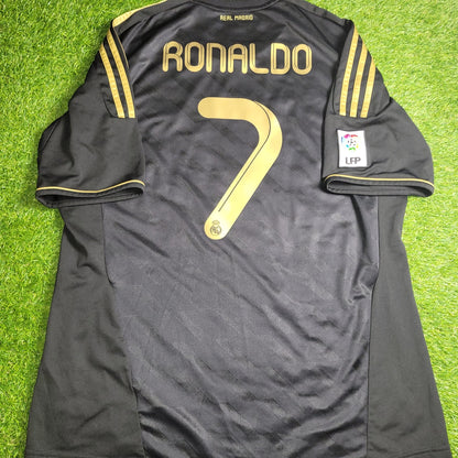 Cristiano Ronaldo Real Madrid 2011 2012 Away Soccer Jersey Shirt XL SKU V13642 Adidas