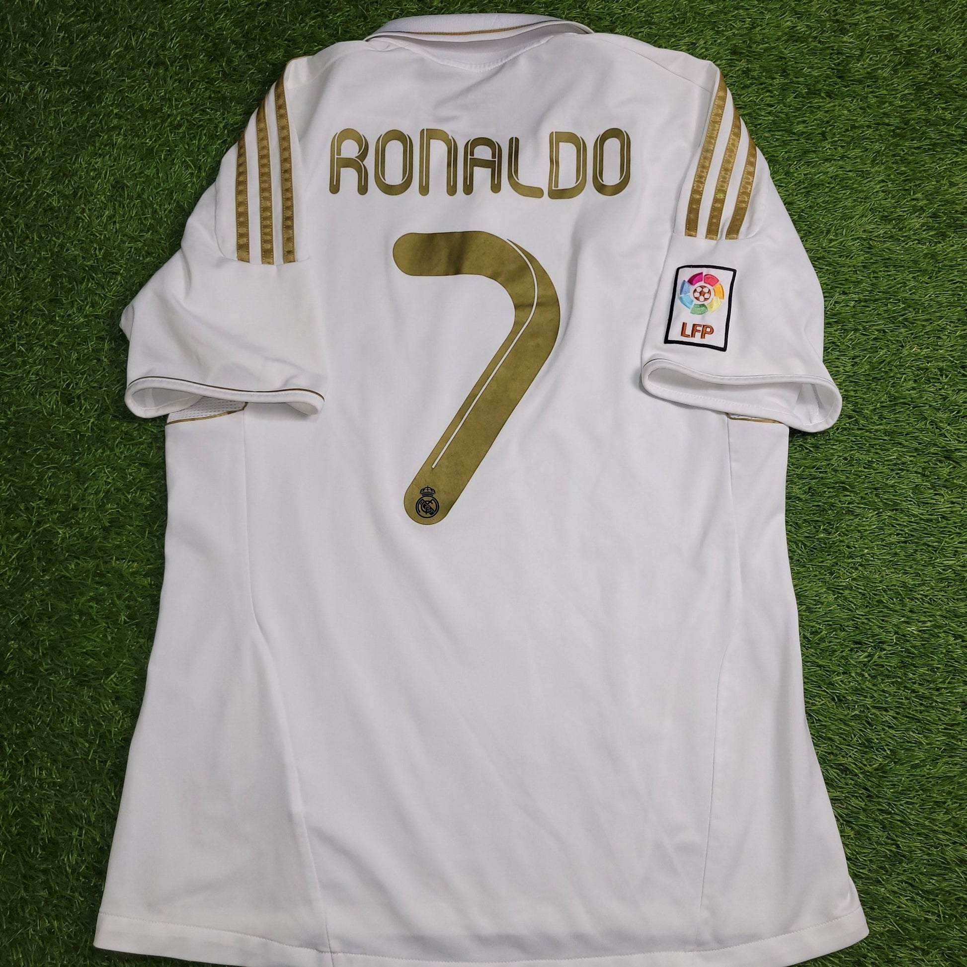 Cristiano Ronaldo Real Madrid 2011 2012 Home Soccer Jersey Shirt M