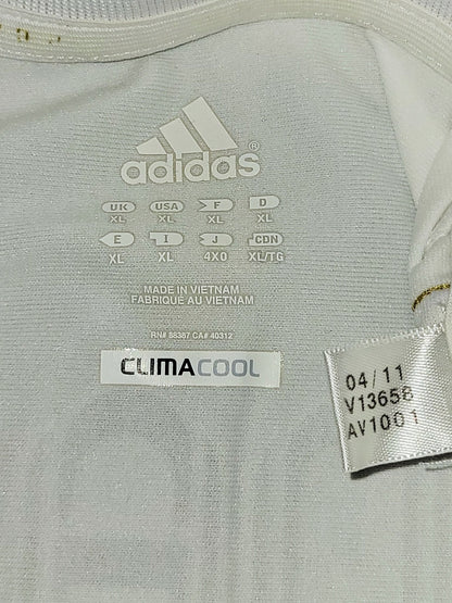 Cristiano Ronaldo Real Madrid 2011 2012 UEFA Long Sleeve Soccer Jersey Shirt XL SKU# V13658 Adidas