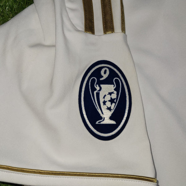 Cristiano Ronaldo Real Madrid 2011 2012 UEFA Soccer Jersey Shirt L SKU# V13646 Adidas