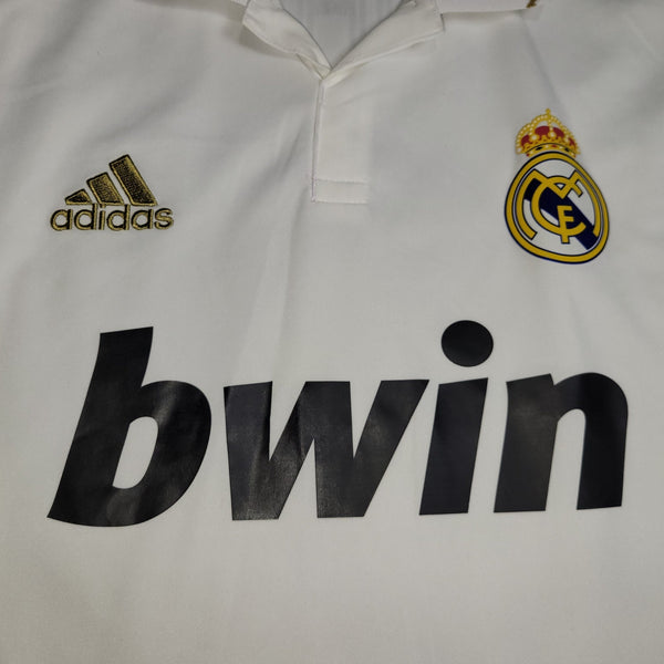 Cristiano Ronaldo Real Madrid 2011 2012 UEFA Soccer Jersey Shirt L SKU# V13646 Adidas