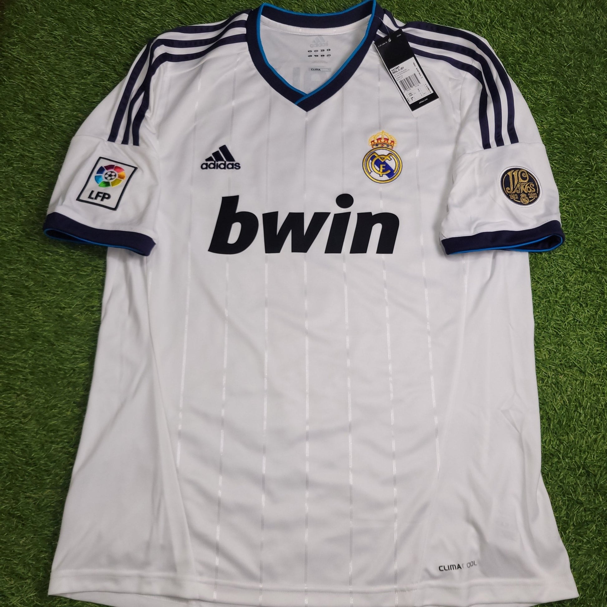 Cristiano Ronaldo Real Madrid 2012 2013 Anniversary Soccer Jersey Shirt BNWT L SKU X21987 Adidas
