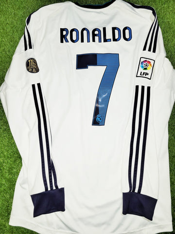 Cristiano Ronaldo Real Madrid 2012 2013 Anniversary Soccer Jersey Shirt L SKU# W41762 Adidas