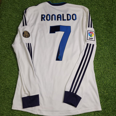 Cristiano Ronaldo Real Madrid 2012 2013 Anniversary Soccer Jersey Shirt M SKU# W41762 Adidas