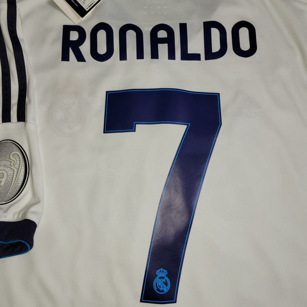 Cristiano Ronaldo Real Madrid 2012 2013 UEFA Home Soccer Jersey Shirt BNWT XL SKU# W41768 Adidas