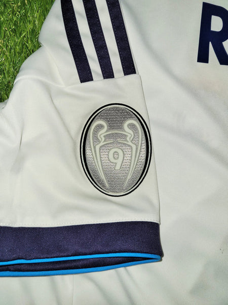 Cristiano Ronaldo Real Madrid 2012 2013 UEFA Soccer Jersey Shirt L SKU# W41768 Adidas
