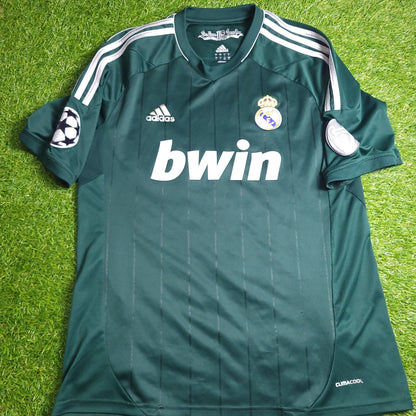Cristiano Ronaldo Real Madrid 2012 2013 UEFA Soccer Third Jersey Shirt L SKU X53540 Adidas