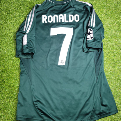 Cristiano Ronaldo Real Madrid 2012 2013 UEFA Soccer Third Jersey Shirt L SKU X53540 Adidas