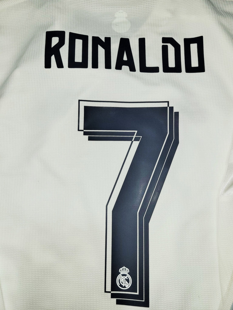 Cristiano Ronaldo Real Madrid 2015 2016 Long Sleeve UEFA FINAL Soccer ...