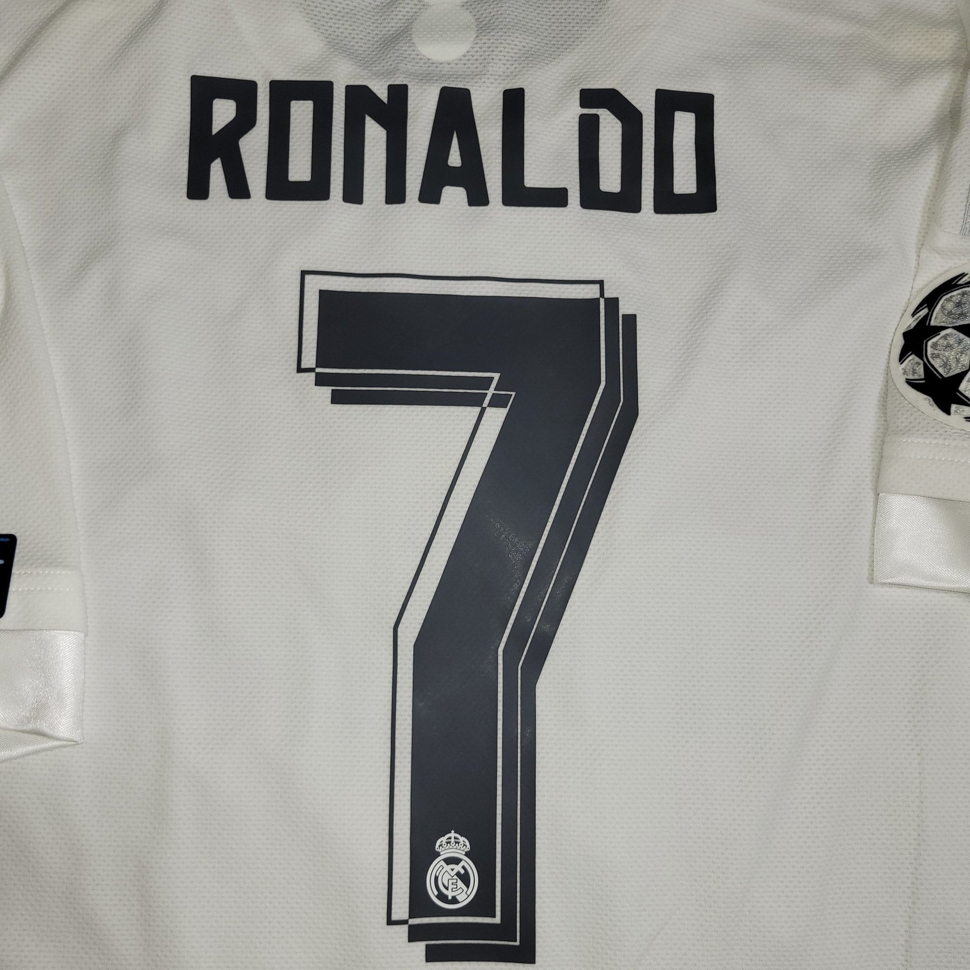 Cristiano Ronaldo Real Madrid 2015 2016 UEFA FINAL ADIZERO PLAYER ISSUE Soccer Jersey Shirt XL SKU# S12654 Adidas