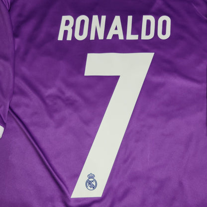 Cristiano Ronaldo Real Madrid 2016 2017 UEFA FINAL Away Soccer Jersey Shirt XL SKU AI5158 Adidas
