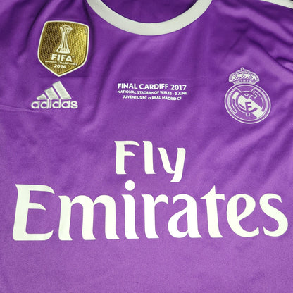 Cristiano Ronaldo Real Madrid 2016 2017 UEFA FINAL Away Soccer Jersey Shirt XL SKU AI5158 Adidas