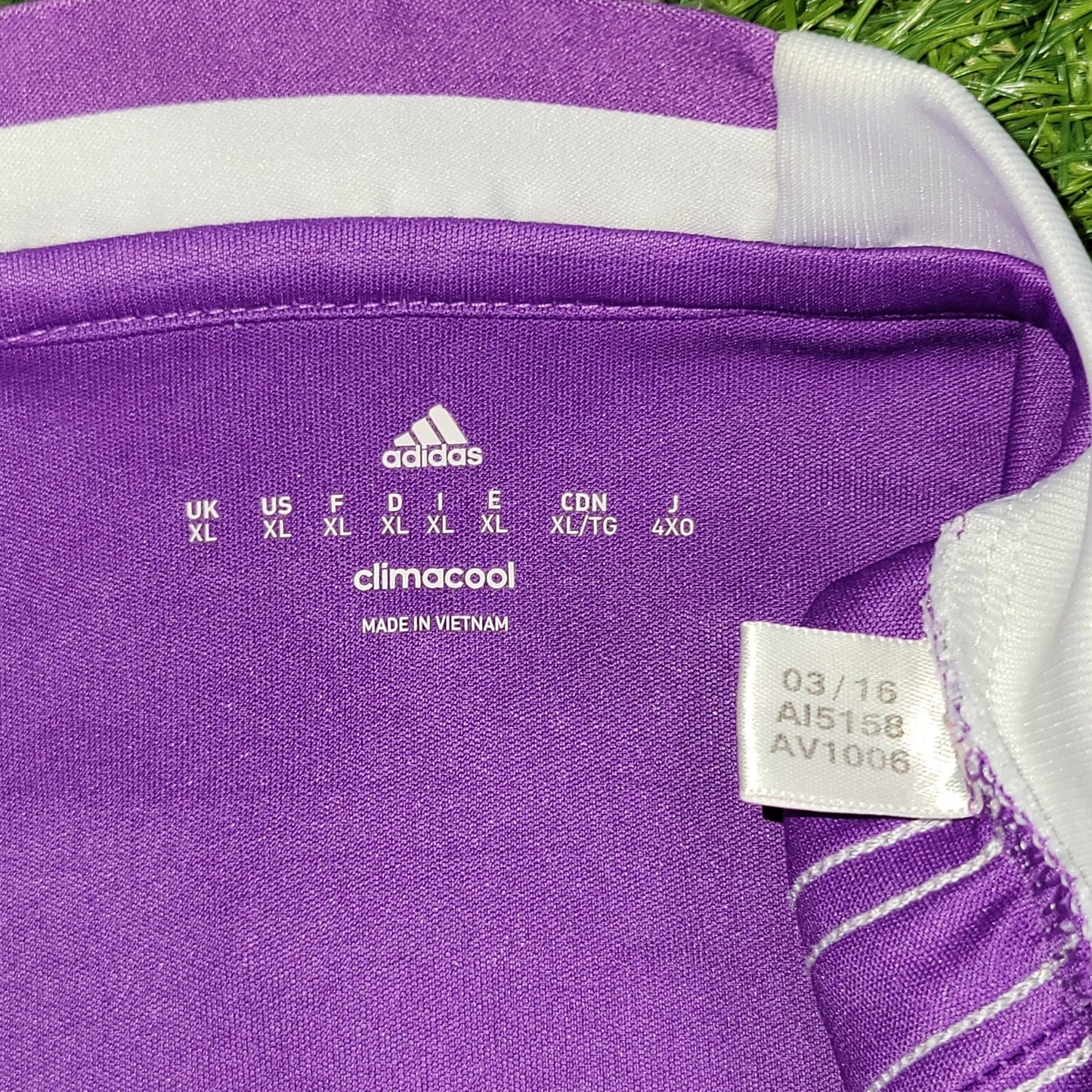 Cristiano Ronaldo Real Madrid 2016 2017 UEFA FINAL Away Soccer Jersey Shirt XL SKU AI5158 Adidas