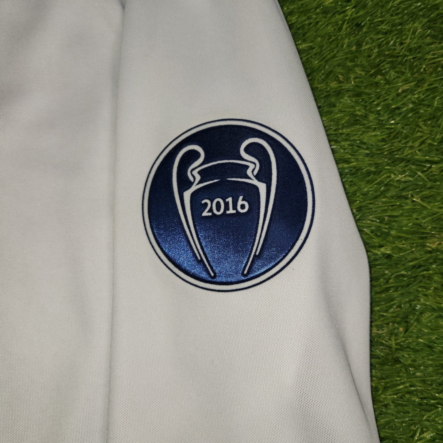 Cristiano Ronaldo Real Madrid 2016 2017 UEFA Home Long Sleeve Soccer Jersey Shirt L SKU AI5184 Adidas