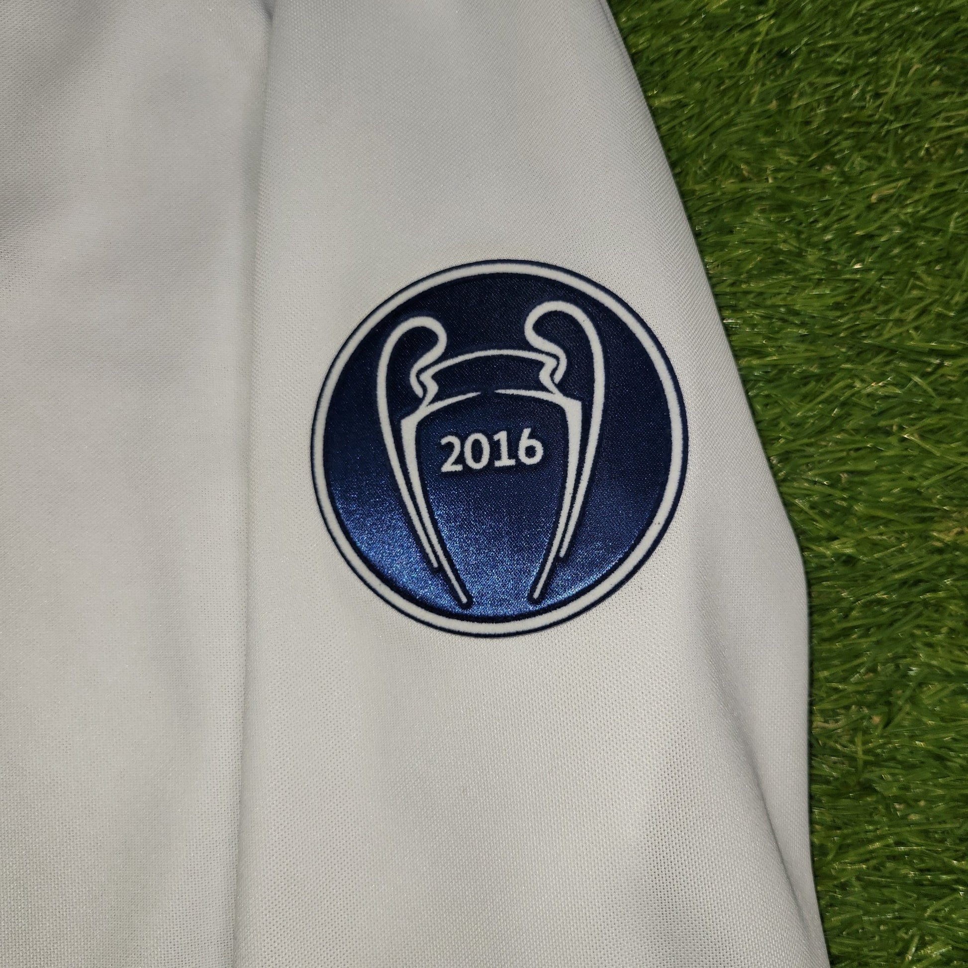 Cristiano Ronaldo Real Madrid 2016 2017 UEFA Home Long Sleeve Soccer Jersey Shirt L SKU AI5184 Adidas