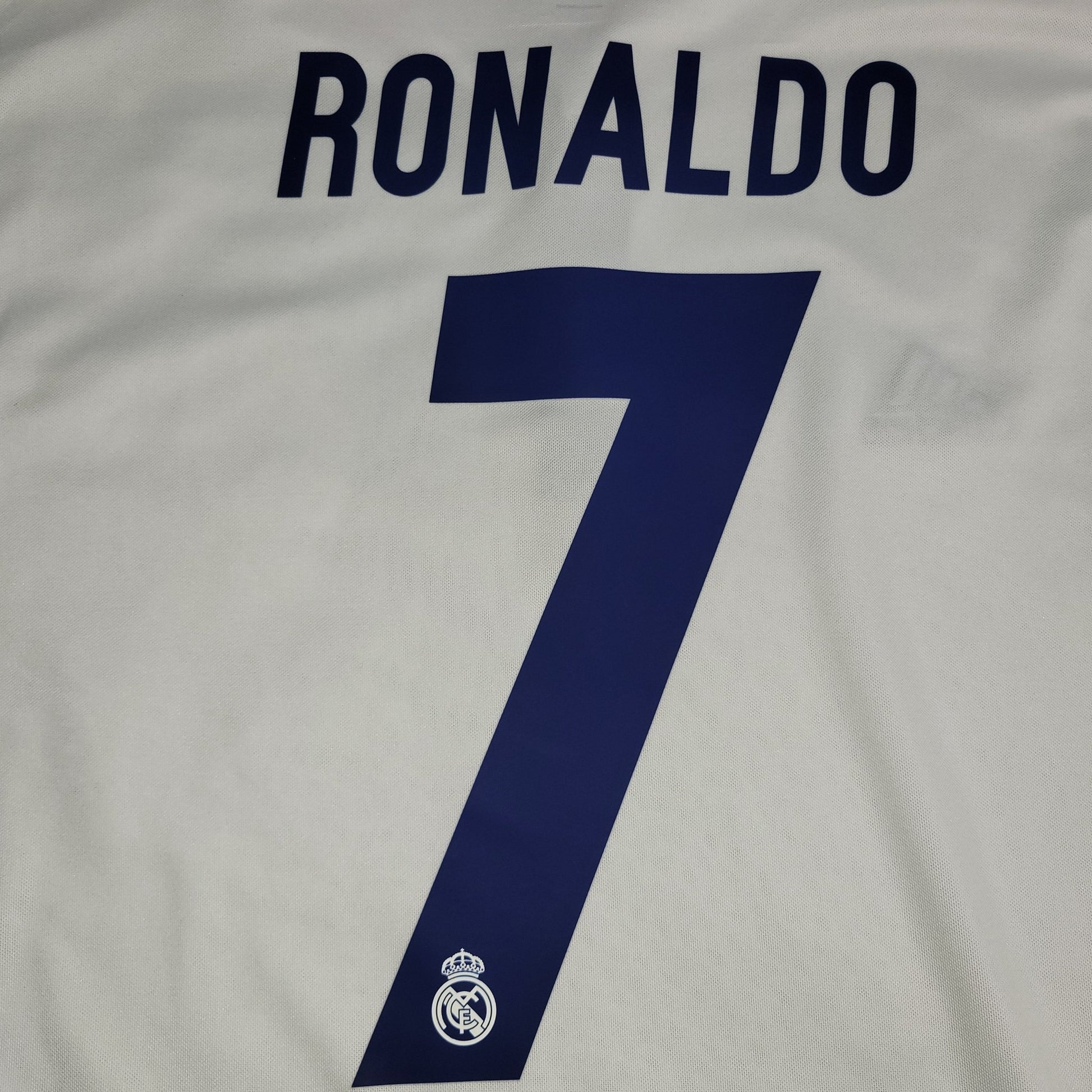 Cristiano Ronaldo Real Madrid 2016 2017 UEFA Home Long Sleeve Soccer Jersey Shirt L SKU AI5184 Adidas