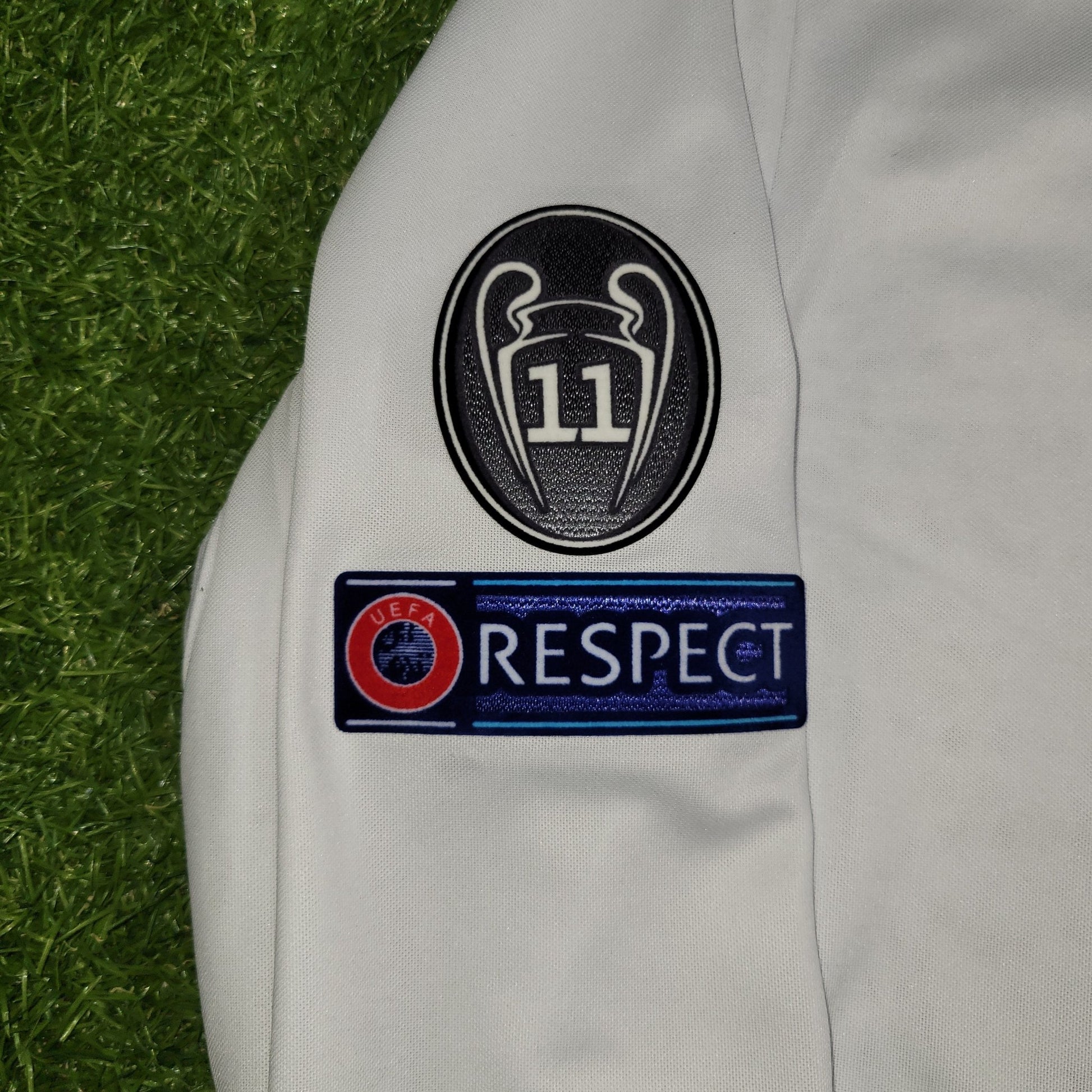 Cristiano Ronaldo Real Madrid 2016 2017 UEFA Home Long Sleeve Soccer Jersey Shirt L SKU AI5184 Adidas