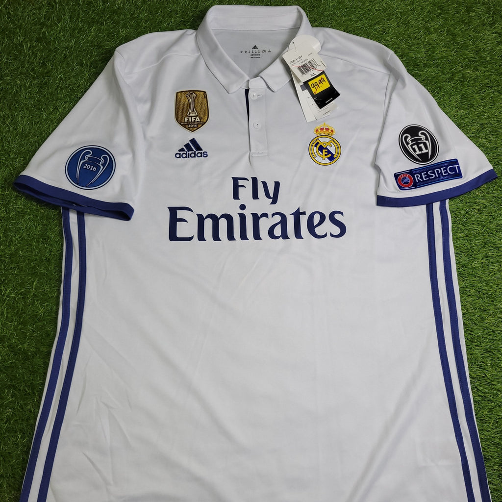 Cristiano Ronaldo Real Madrid 2016 2017 UEFA Home Soccer Jersey Shirt cristiano-ronaldo-real-madrid-2016-2017-uefa-home-soccer-jersey-shirt