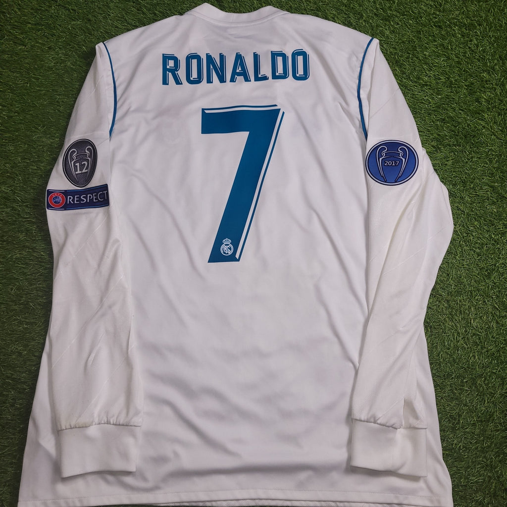 Cristiano Ronaldo Real Madrid 2017 2018 LAST GAME UEFA FINAL Long Slee
