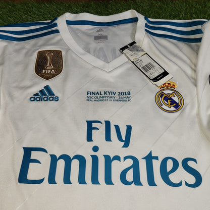 Cristiano Ronaldo Real Madrid 2017 2018 LAST GAME UEFA FINAL Soccer Jersey Shirt BNWT XL SKU B31106 Adidas