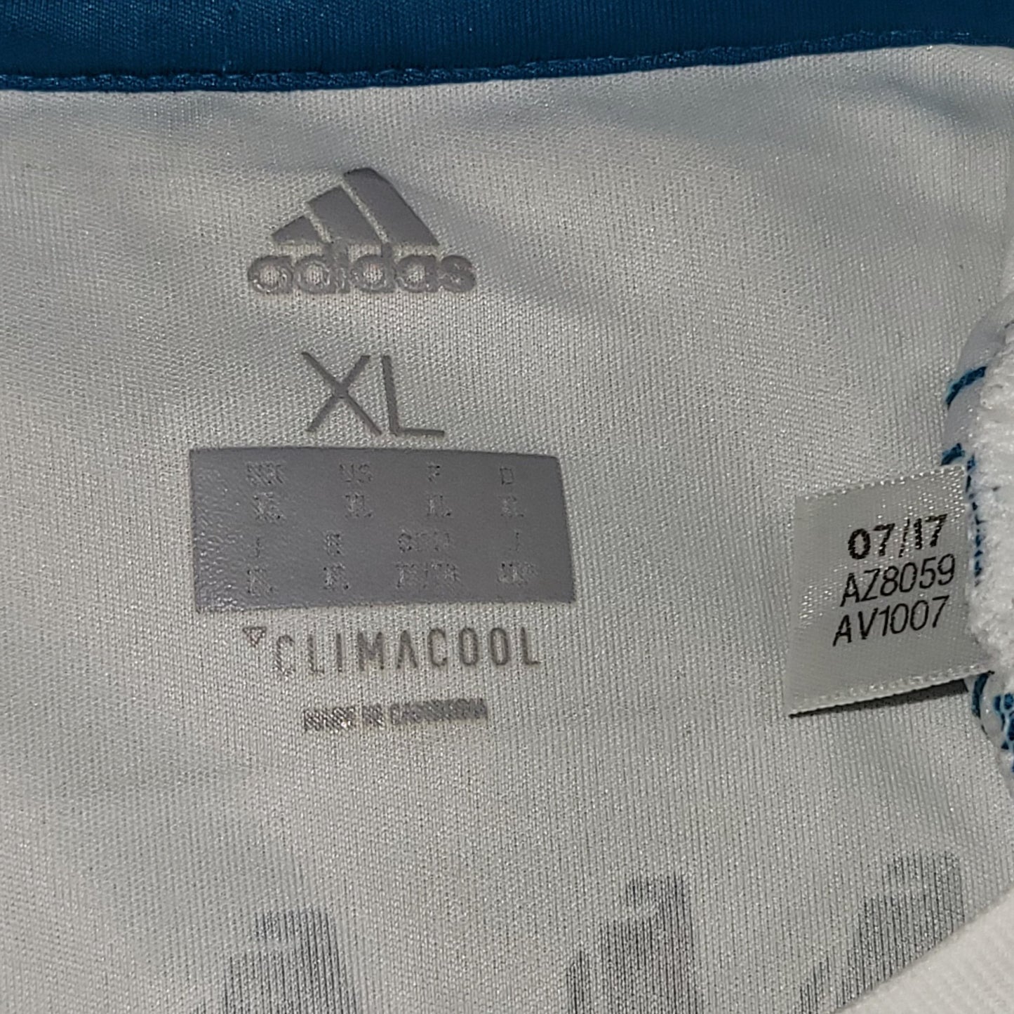 Cristiano Ronaldo Real Madrid 2017 2018 LAST GAME UEFA FINAL Soccer Jersey Shirt XL SKU B31106 Adidas