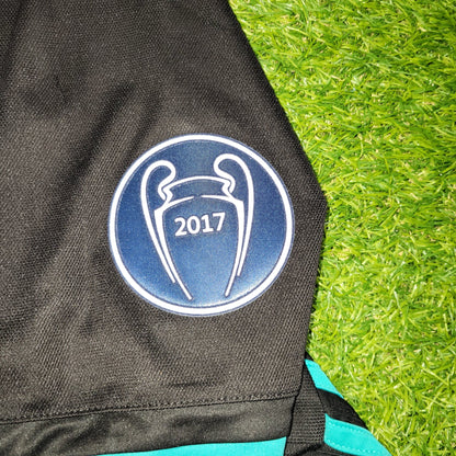 Cristiano Ronaldo Real Madrid 2017 2018 UEFA Away Soccer Jersey Shirt L SKU# BR3543 Adidas