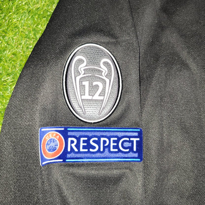 Cristiano Ronaldo Real Madrid 2017 2018 UEFA Long Sleeve Away Soccer Jersey Shirt XL SKU B31088 Adidas