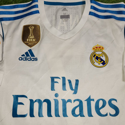 Cristiano Ronaldo Real Madrid Home 2017 2018 LAST SEASON ADIZERO PLAYER ISSUE Soccer Jersey Shirt M SKU# B31097 Adidas