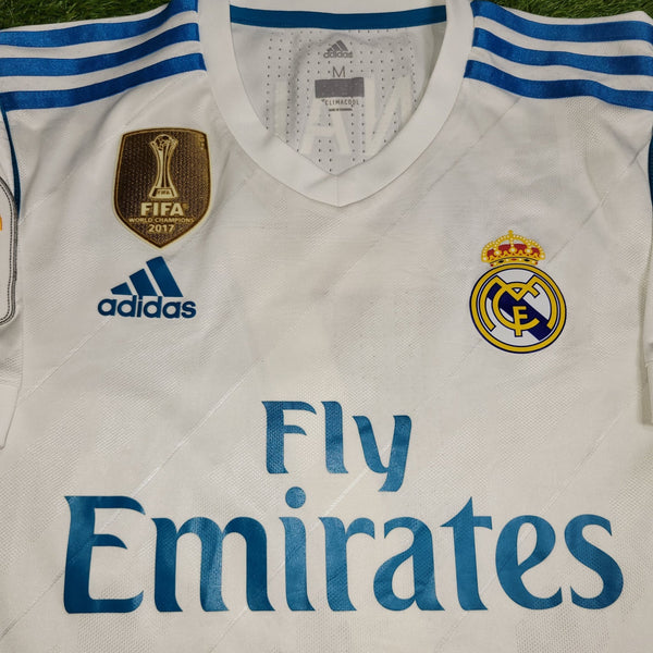 Cristiano Ronaldo Real Madrid Home 2017 2018 LAST SEASON ADIZERO PLAYER ISSUE Soccer Jersey Shirt M SKU# B31097 Adidas