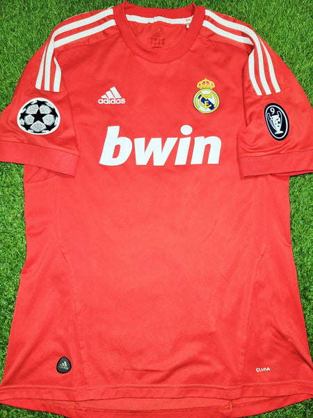 Cristiano Ronaldo Real Madrid UEFA 2011 2012 Third Soccer Jersey Shirt M SKU# V13597 Adidas