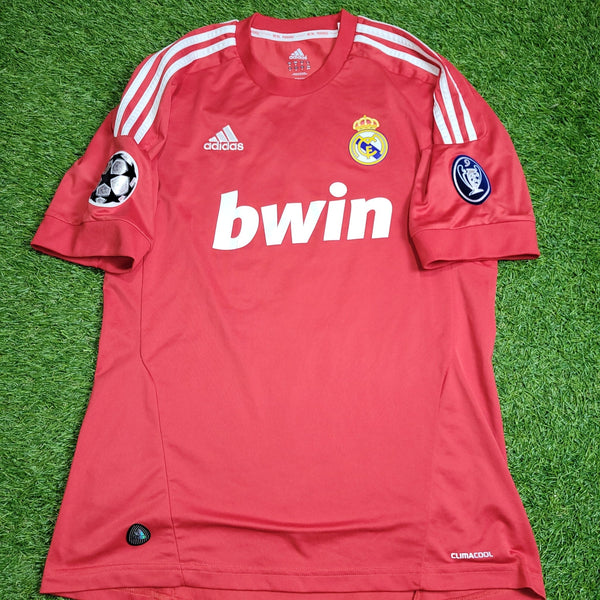 Cristiano Ronaldo Real Madrid UEFA 2011 2012 Third Soccer Jersey Shirt M SKU# V13597 Adidas