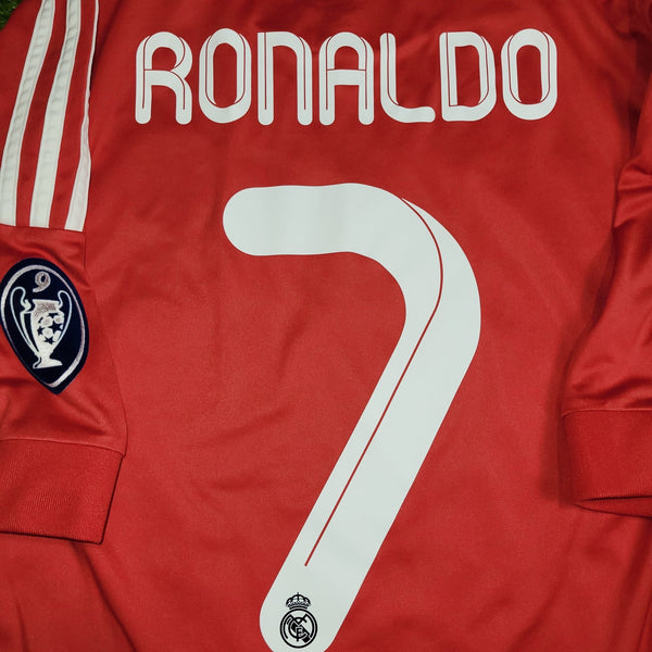 Cristiano Ronaldo Real Madrid UEFA 2011 2012 Third Soccer Jersey Shirt M SKU# V13597 Adidas