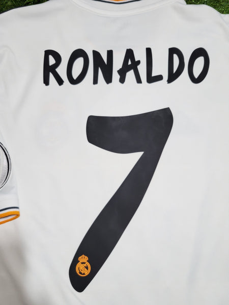 Cristiano Ronaldo Real Madrid UEFA FINAL 2013 2014 Soccer Jersey Shirt M SKU# G81157 Adidas