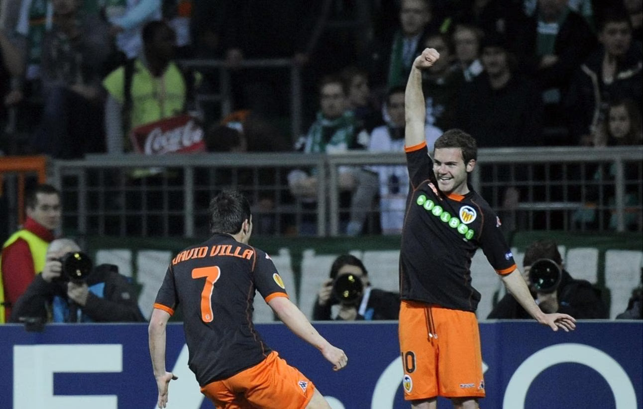 Villa Valencia Kappa 2009 2010 Away Soccer Jersey XL