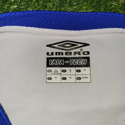 Drogba Chelsea DEBUT 2003 2004 2005 UEFA Away Long Sleeve Soccer Jersey Shirt XL Umbro