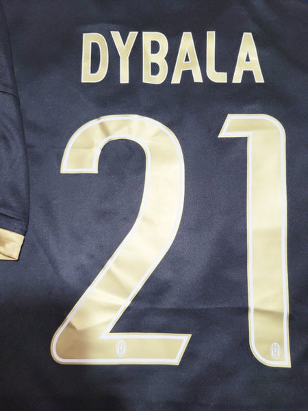 Dybala Juventus 2015 2016 Third UEFA Soccer Jersey Shirt M SKU# S12849 Adidas