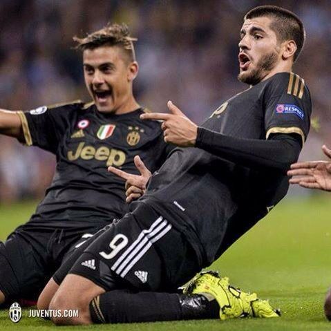 Dybala Juventus 2015 2016 Third UEFA Soccer Jersey Shirt M SKU# S12849 Adidas