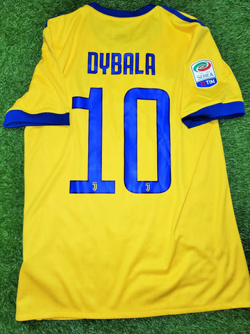 Dybala Juventus 2017 2018 Away Soccer Jersey Shirt M SKU# BQ4530 Adidas