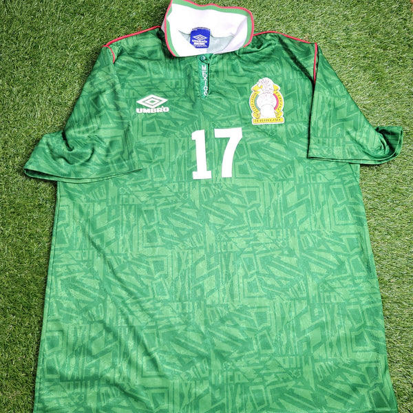 Galindo Mexico Umbro 1993 Soccer Jersey Shirt L Umbro